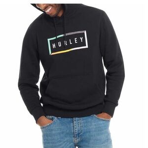 Hurley Men's Graphic Black Hoodie